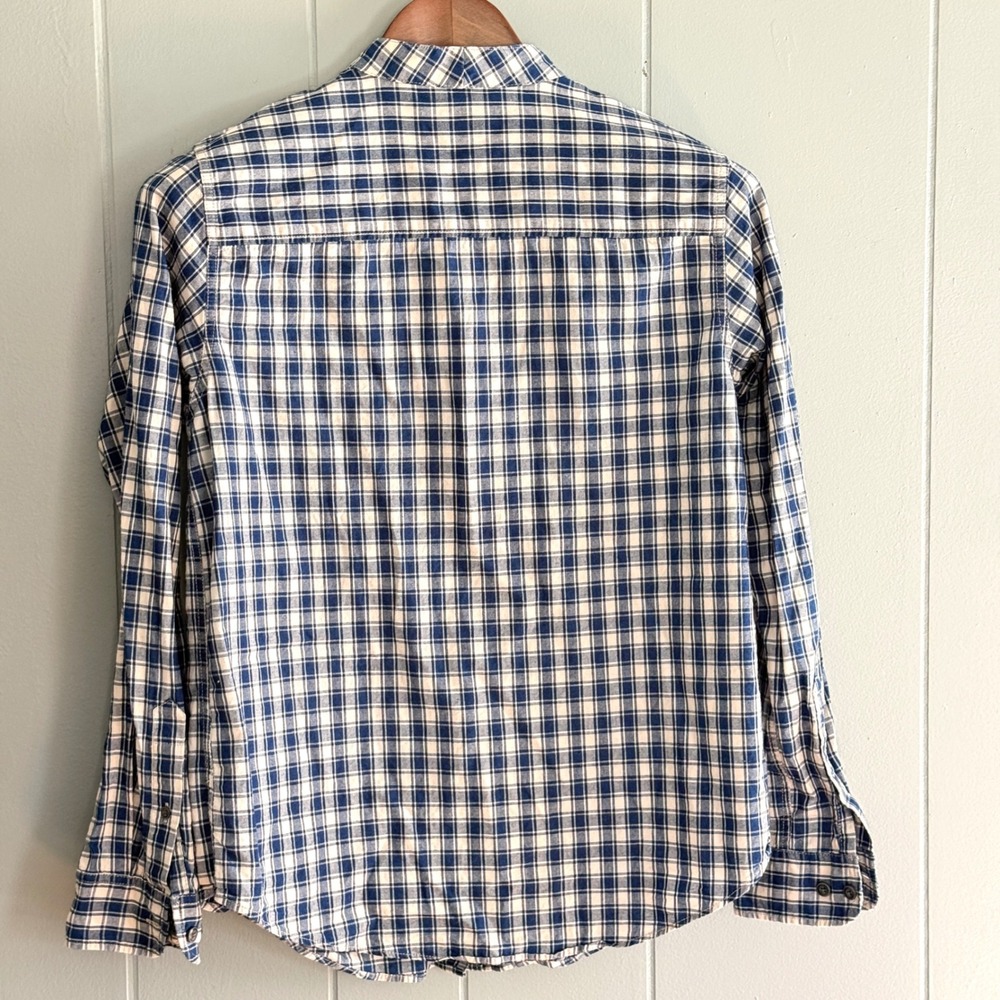 Filson Kadin Island Plaid Shirt Seattle Band Collar Heritage Women M Trailcore - Picture 6 of 9